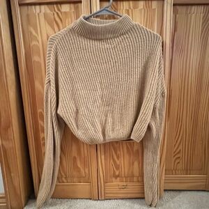 Cropped contemporary sweater